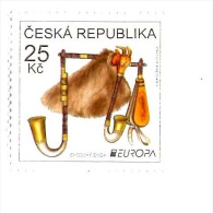 Czech Republic 2014 - Bagpipes, 1 Stamp, MNH - 2014