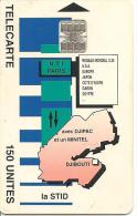 CARTE-PUCE-OPT-DJIBOUTI-150U--SC7-La STID-V° N° C 5A154111-TBE - Gibuti