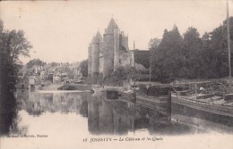 Cp , 56 , JOSSELIN , Le Château Et Les Quais - Josselin