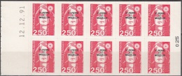 Saint-Pierre Et Miquelon 1992 Yvert Carnet 557 Neuf ** Cote (2015) 15.00 Euro Marianne De Briat - Booklets