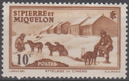 Saint-Pierre Et Miquelon 1938 Yvert 171 Neuf ** Cote (2015) 0.40 Euro Attelage - Nuovi