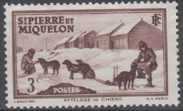 Saint-Pierre Et Miquelon 1938 Yvert 168 O Cote (2015) 0.30 Euro Attelage - Gebruikt