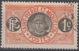 Saint-Pierre Et Miquelon 1909 Yvert 78 O Cote (2015) 0.30 Euro Pêcheur Cachet Rond - Used Stamps