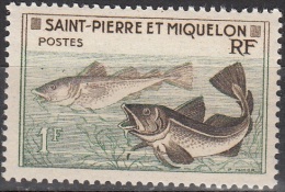 Saint-Pierre & Miquelon 1957 Michel 382 Neuf ** Cote (2007) 0.80 Euro Morues - Ongebruikt