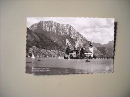 AUTRICHE HAUTE-AUTRICHE GMUDEN AM TRAUNSEE SCHLOSS ORT MIT TRAUNSTEIN - Gmunden