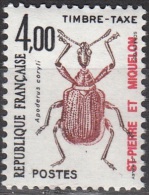 Saint-Pierre & Miquelon 1986 Michel Taxe 90 Neuf ** Cote (2007) 2.20 Euro Coléoptère Apoderus Corily - Postage Due