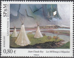 Saint-Pierre Et Miquelon 2007 Yvert 892 Neuf ** Cote (2015) 3.20 Euro Les Mi'Kmaqs à Miquelon Jean-Claude Roy - Unused Stamps