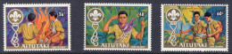 AITUTAKI 1982 - 75e Ann Du Scoutisme - 3v Neufs // Mnh - Aitutaki