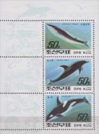 Korea  DPR. 1992, Whales. Sheet. 3v. Michel.3354-56  MNH 20927 - Baleines
