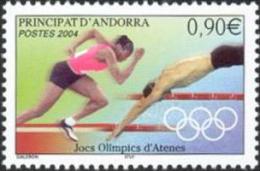 ANDORRA FRANCESA 2004 - JJOO DE ATENAS - YVERT Nº  598 - Unused Stamps