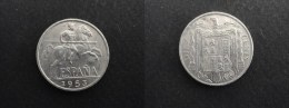 1953 - 10 CENTS CENTIMOS ESPAGNE - SPAIN - ESPANA - 10 Céntimos