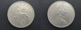 1968 - 10 PENCE GRANDE-BRETAGNE - ANGLETERRE - GREAT BRITAIN - ENGLAND - 10 Pence & 10 New Pence