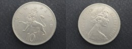 1969 - 10 PENCE GRANDE-BRETAGNE - ANGLETERRE - GREAT BRITAIN - ENGLAND - 10 Pence & 10 New Pence