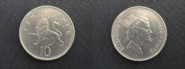 1992 - 10 PENCE GRANDE-BRETAGNE - ANGLETERRE - GREAT BRITAIN - ENGLAND - 10 Pence & 10 New Pence