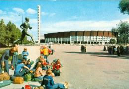 FINLAND Postcard With The 1952 Olympic Stadium And Cancel For The City Marathon In Helsinki On 13-8-1988 - Summer 1952: Helsinki