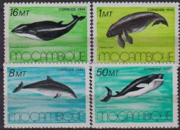 Mozambique. 1986, Whales.4v. Michel.1066-69  MNH 20930 - Baleines