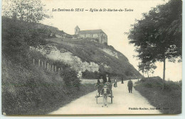 DEP 89 SAINT MARTIN DU TERTRE EGLISE CARIOLE A ANE - Saint Martin Du Tertre