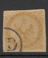 #80# COLONIES GENERALES N° 3 Oblitéré PD Dans Un Cercle (Réunion) - Eagle And Crown