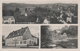 AK Gruss Pfaffroda Erzgebirge Scheinpflugs Gasthaus Schloss Bei Olbernhau Sayda Niederlochmühle Heidersdorf Dörnthal - Mulda (Erzgeb.)