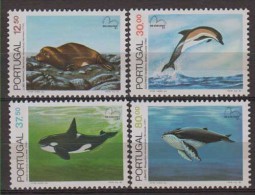 Portugal.1983 Whales.Dolphin..4v. Michel.1604-07. MNH 20945 - Baleines