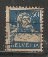 HELVETIA , SUISSE , 30 C , Perforé Perfin : " SK " , 1924 - 1927 , N° Y&T 205 - Perforés