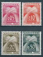 Andorre - 1961 - Taxes N° 42 à 45 - Neufs ** - MNH - Neufs