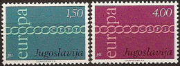 YUGOSLAVIA 1971 Europa Set MNH - Ungebraucht