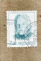 MONACO : Effigie De S.A.A Rainier III - Used Stamps