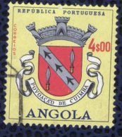 Angola 1963 Oblitéré Used Blason De La Povoação De Cuimba Village - Angola