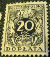 Poland 1921 Postage Due 20mk - Used - Strafport