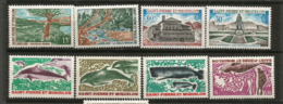 Année 1969 (animaux Marins  391/94. Paysages De Langlade,etc).  8 T-p Neufs **   Côte  65,00 € - Nuevos