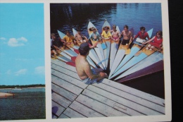 Dneprodzerzhinsk - Old Postcard   USSR - Rowing -  1980s  KAYAK - Canottaggio