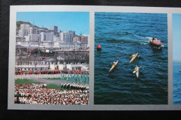Vladivostok - Old Postcard   USSR - Rowing -  1980s  KAYAK - Football Stadium - Aviron