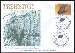 DZ - 2014 FDC Ram's Head Prehistory Prehistoire Neolitic Archeology Vorgeschichte Mouton Sheep Schaf Ovejas - Prehistory