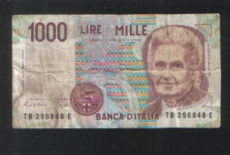 ITALIA 1000 Lire 1990 - 1000 Liras