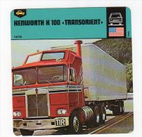 Avr15    68804   Fiche Camion   KENWORTH K 100 - Vrachtwagens En LGV