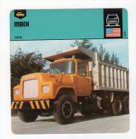 Avr15    68803     Fiche Camion   MACK - Trucks, Vans &  Lorries