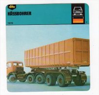 Avr15    68800    Fiche Camion  KASSBOHRER - Vrachtwagens En LGV