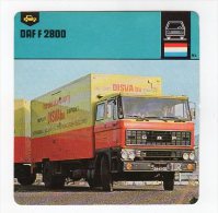 Avr15    68794    Fiche Camion  DAF F 2800 - Trucks, Vans &  Lorries