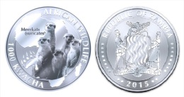 ZAMBIA  1.000  KWACHA    2.015  2015   "MEERKATS(SURICATES)"  PLATA / SILVER   SC/UNC   T-DL-11.276 - Zambie