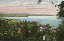 7134 PARAGUAY SAN BERNARDINO VIEW PANORAMIC BREAK YEAR 1912 POSTAL POSTCARD - Paraguay