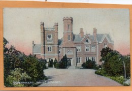 Govt House Hobart 1910 Postcard - Hobart