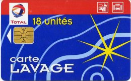 @+ Carte De Lavage TOTAL - ETOILE - 18 UNITES - SA1. - Colada De Coche