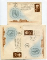 5 Env.  Neuves1ier Jour Du 03/08/1953 ( 2 Scans) - Lettres & Documents