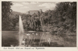 Bad Hersfeld - S/w Blick Vom Kurpark Auf Wigbertshöhe - Bad Hersfeld