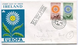 Env 1ier Jour EUROPA 1964 - Cartas & Documentos