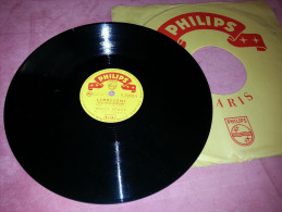 Disque Vinyle 78 T Pochette Illustrée Boston Musique De Film Acteur Charlie CHAPLIN LIMELIGHT DEUX PETITS CHAUSSONS - 78 Rpm - Gramophone Records