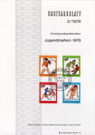 Berlin (West) 1976 Ersttagsblatt Mi 517-520 [120415ETBI] - 1e Dag FDC (vellen)