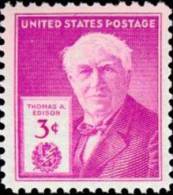 USA 1946 Scott 945, Thomas Alva Edison, MNH ** - Nuovi