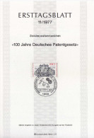 Berlin (West) 1977 Ersttagsblatt Mi 550  [120415ETBI] - 1e Dag FDC (vellen)